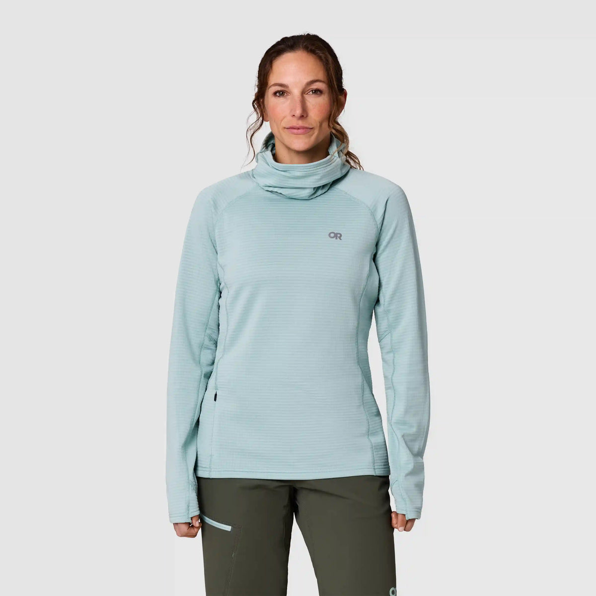 Women's Vigor Grid Fleece Pullover Hoodie