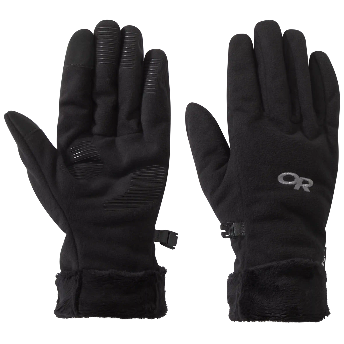 Women's Fuzzy Sensor Glove